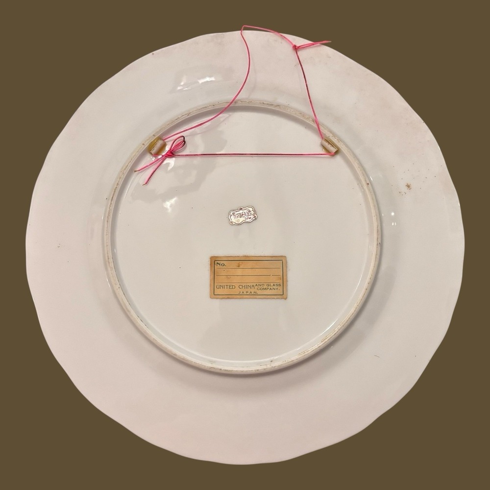 Vintage Decorative wall Plates Jesus Knocking On Door & Lord's Prayer Japan READ - Picture 4 of 9
